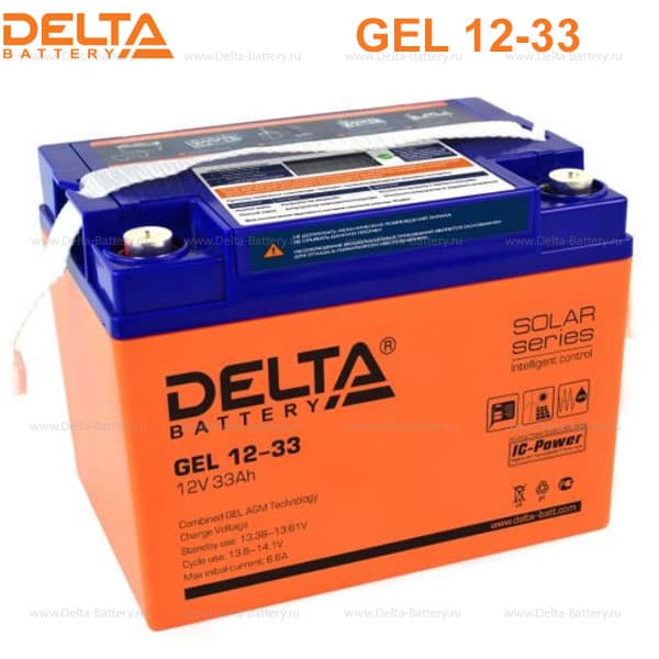 Аккумуляторная батарея Delta GEL 12-33 в Санкт-Петербурге