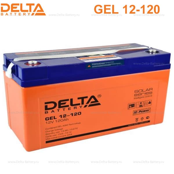 Аккумуляторная батарея Delta GEL 12-120 в Санкт-Петербурге