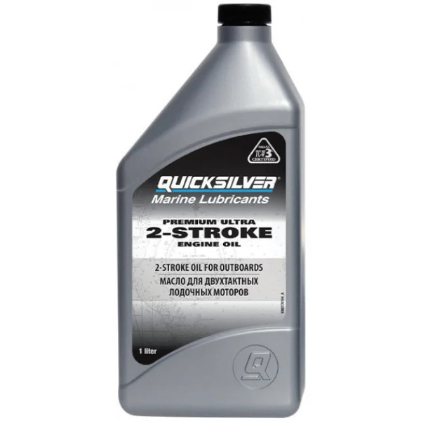 Масло Quicksilver 2-stroke Premium Ultra TCW3 1л 92-8M0170003 в Санкт-Петербурге